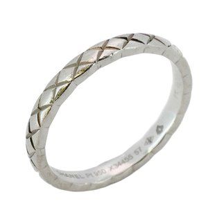 Chanel Coco Crush Pt950 Platinum Ring #57 Men's